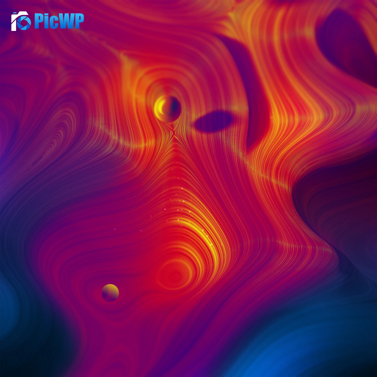 Neural Abstract background 4K Fold Wallpaper
