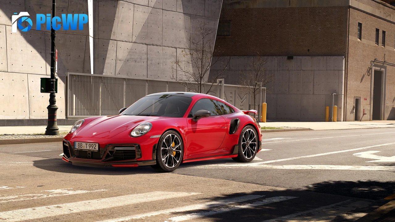 Porsche 911 Turbo S TechArt 4K PC Wallpaper