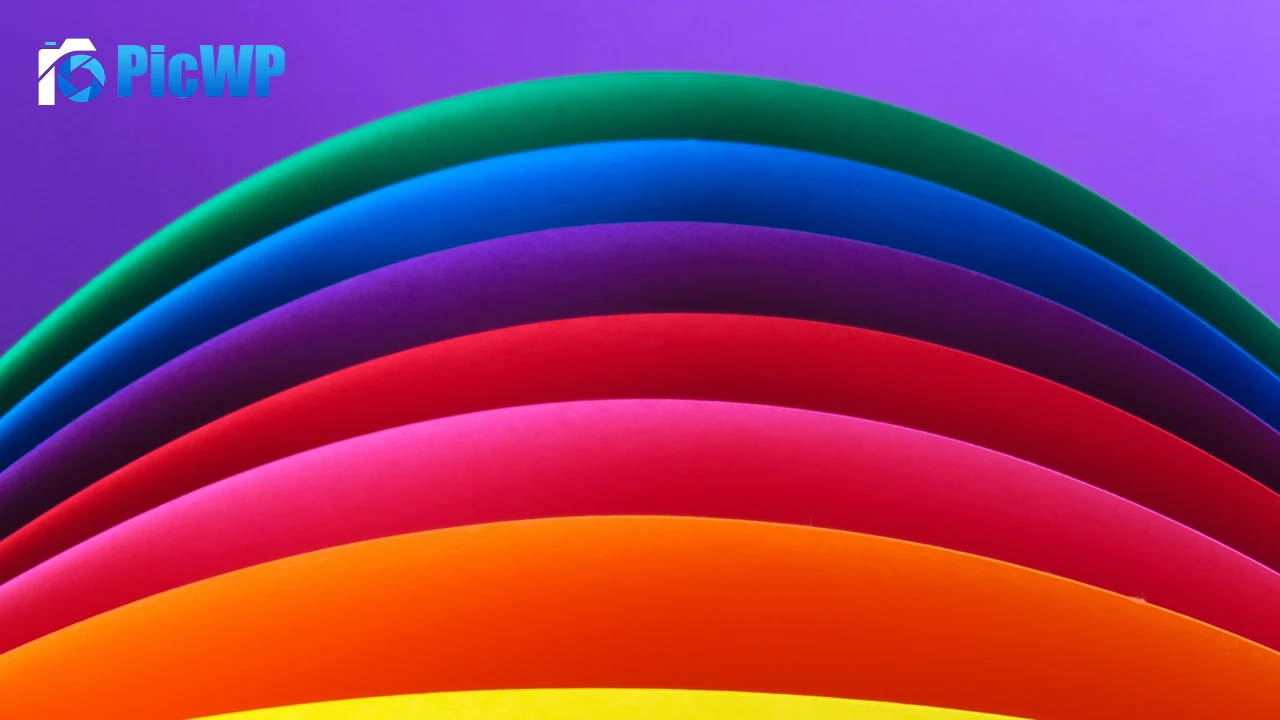 Artwork Rainbow colors 4K PC Wallpaper
