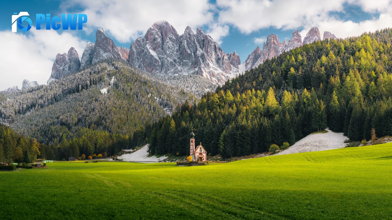 Church Of St Johann Villnoss 4K PC Wallpaper