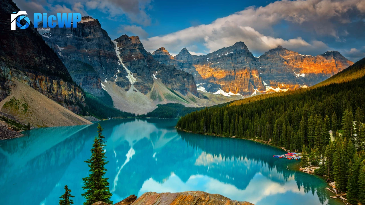 Moraine Lake Banff National Park 4K PC Wallpaper