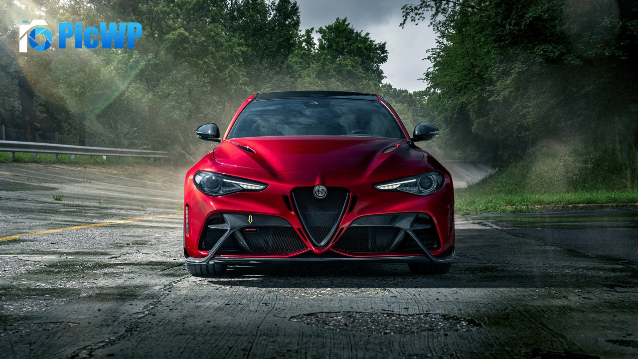 Alfa Romeo Giulia GTAm Performance Sedan 4K PC Wallpaper