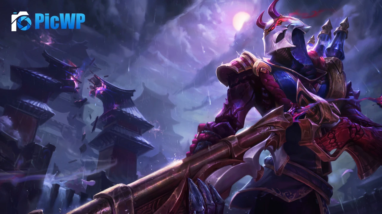 Blood Moon Jhin League of Legends 4K PC Wallpaper