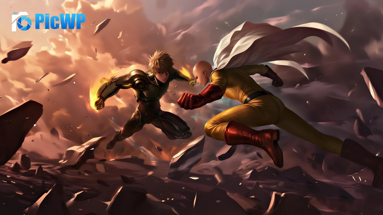Genos Saitama 4K PC Wallpaper