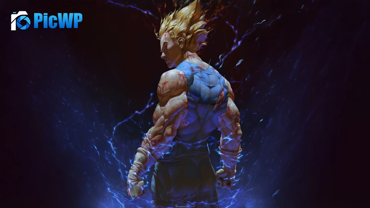 Vegeta Muscular 4K PC Wallpaper