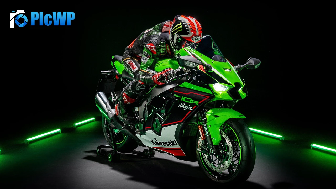Kawasaki Ninja ZX-10R AMOLED 4K PC Wallpaper
