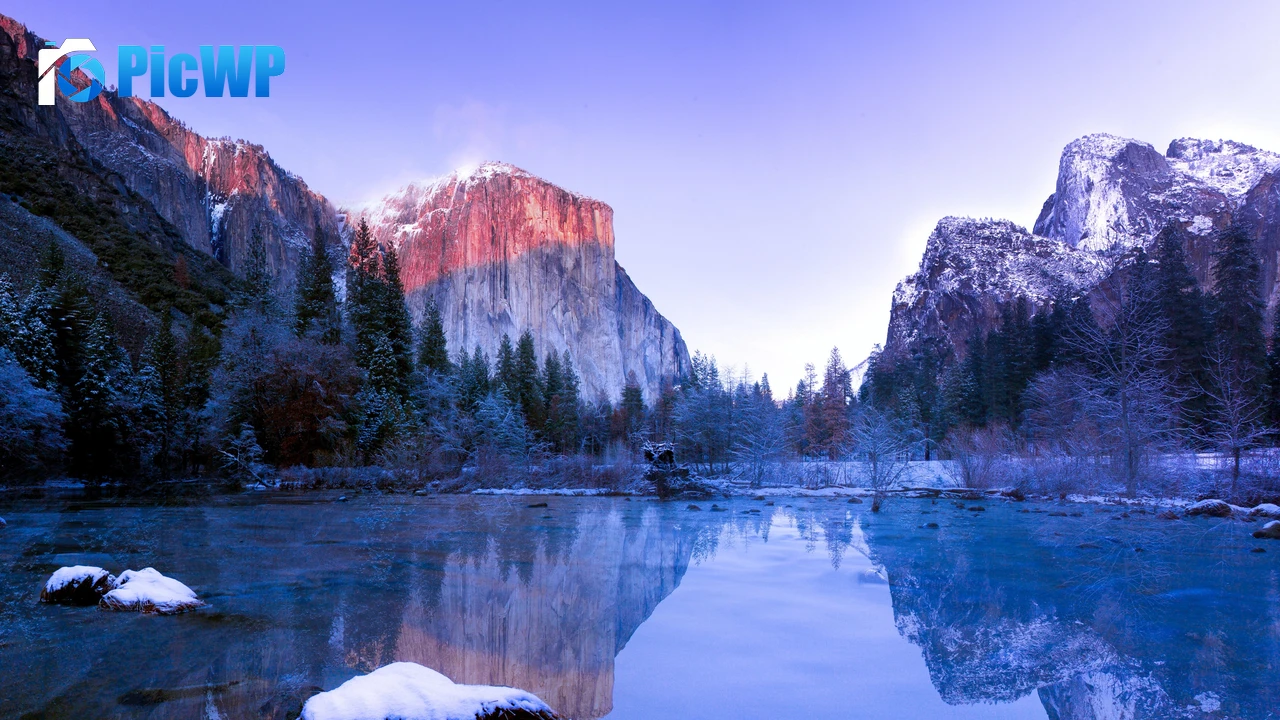 Yosemite Lake Yosemite Valley 4K PC Wallpaper