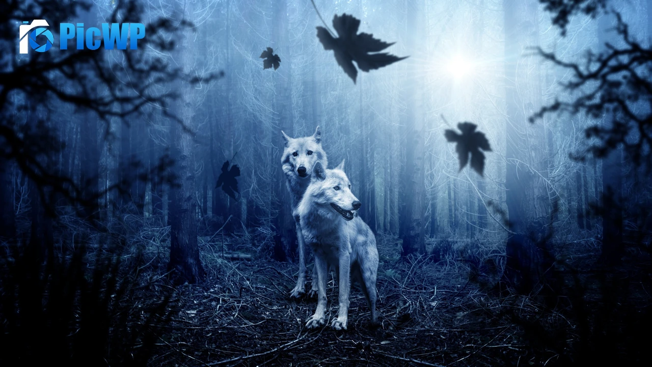 Wolf Forest 4K PC Wallpaper