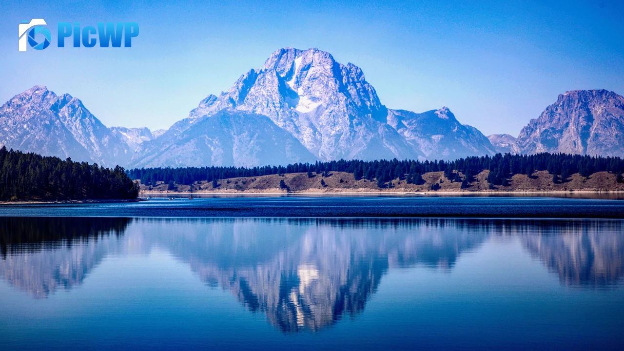 Grand Teton National Park Mountain range 4K PC Wallpaper