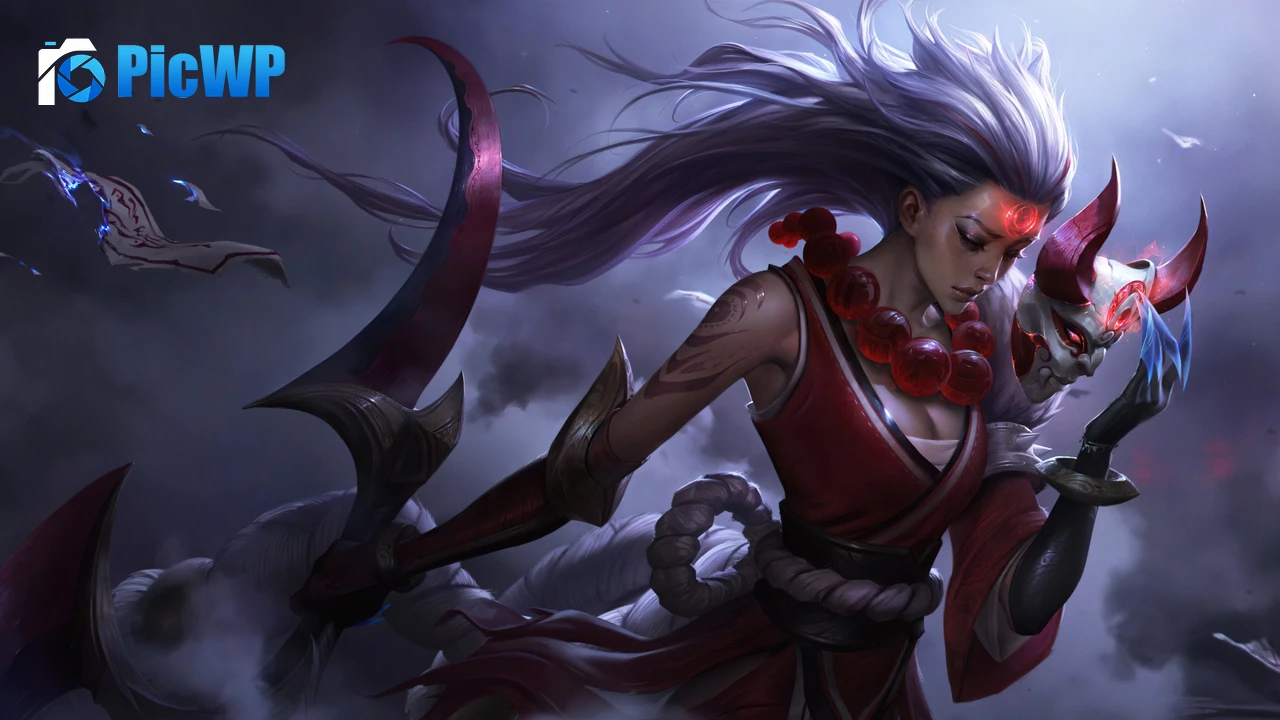 Blood Moon Diana League of Legends 4K PC Wallpaper