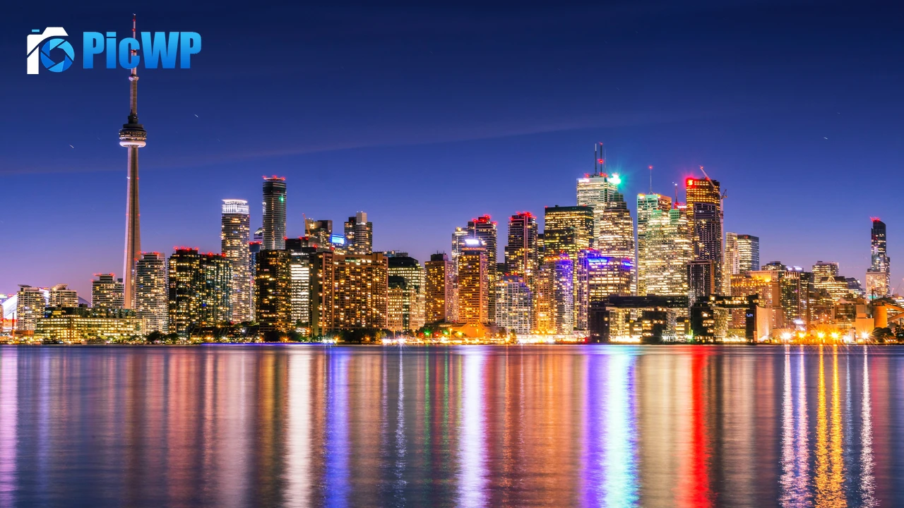 Toronto Skyline Skyscrapers 4K PC Wallpaper