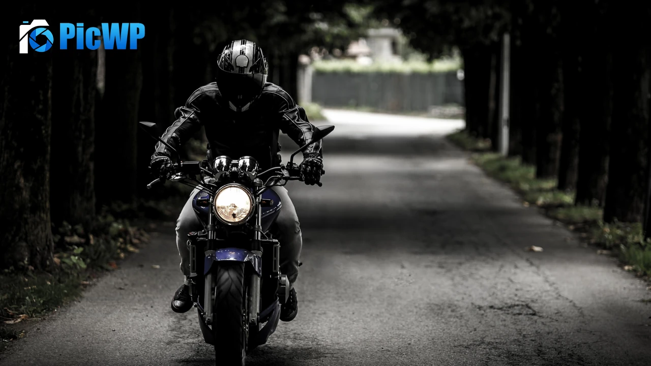 Biker Motorcycle 4K PC Wallpaper