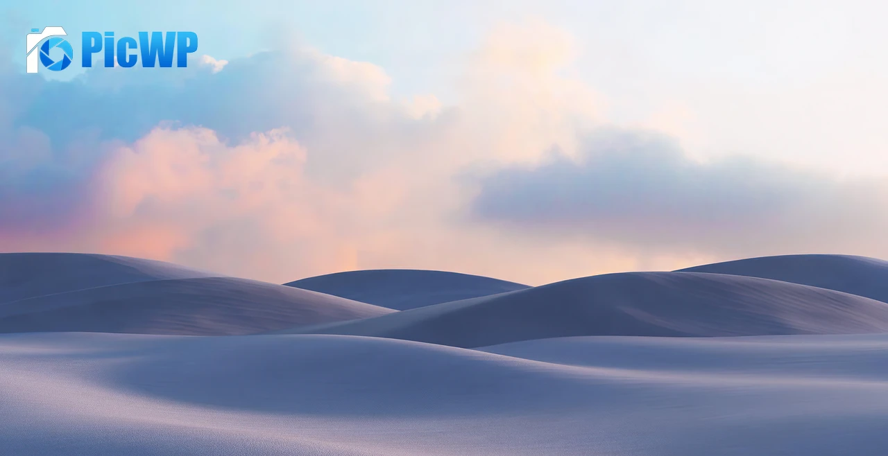 Windows 10X Sand Dunes 5K PC Wallpaper