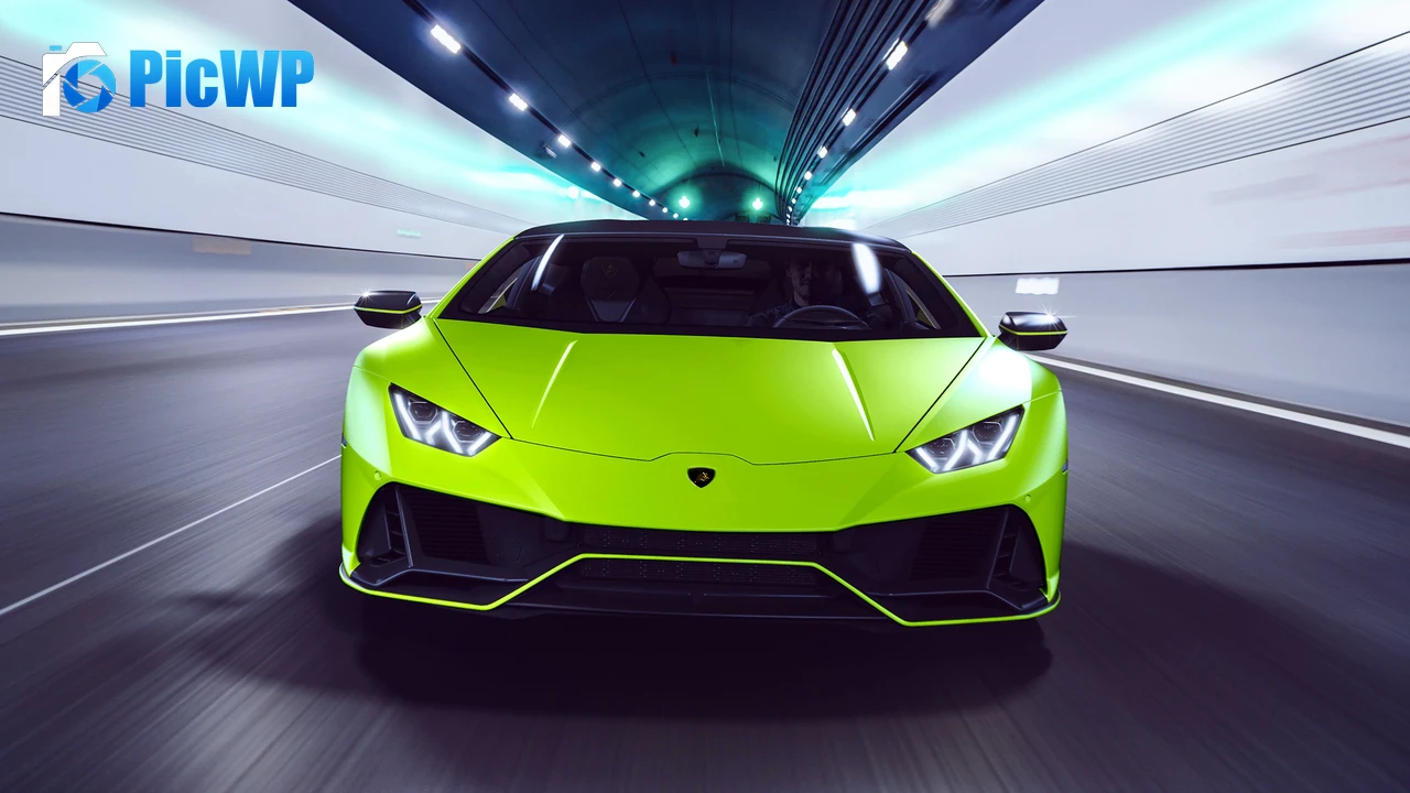 Lamborghini Huracan EVO Fluo Capsule 2021 4K PC Wallpaper