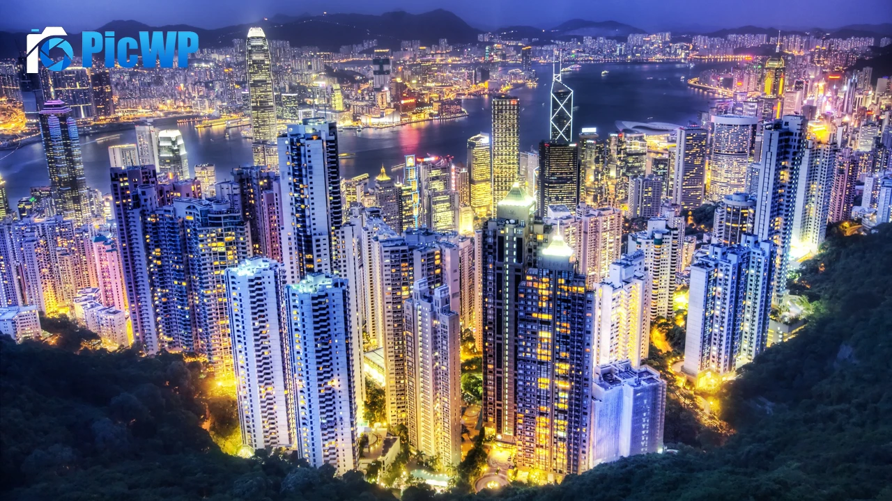 Hong Kong City Metropolis 4K PC Wallpaper