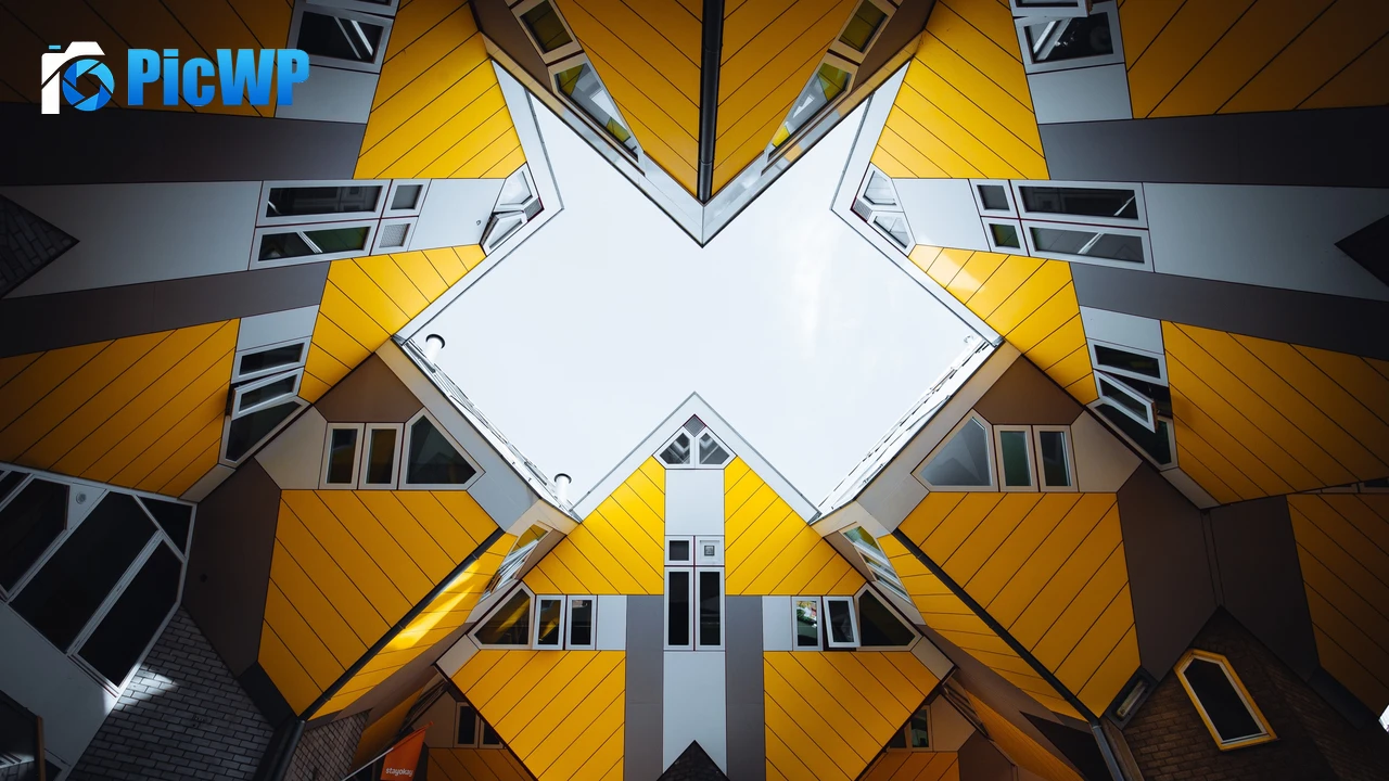 Cube houses Rotterdam 4K PC Wallpaper