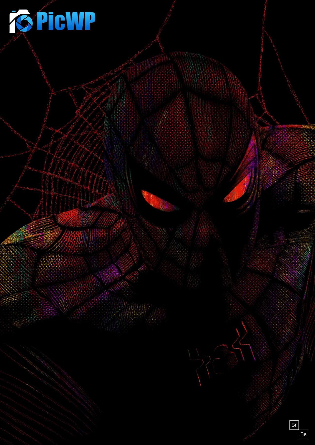 Spider-Man Fan Art iPhone 5K Mobile Wallpaper