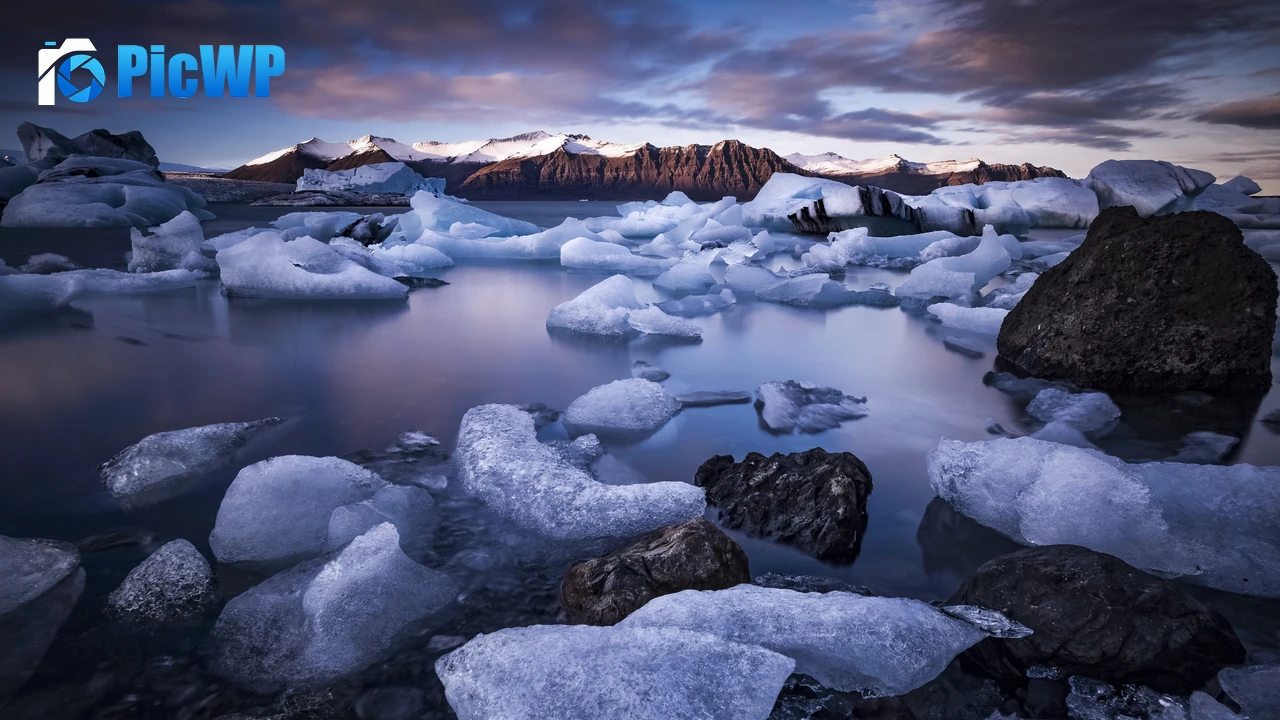 Jokulsarlon Glacier Lagoon Iceland 4K PC Wallpaper