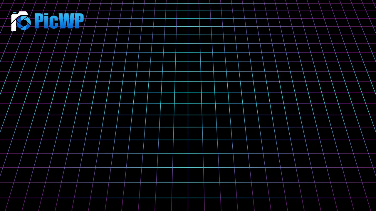Grid Black background 4K PC Wallpaper