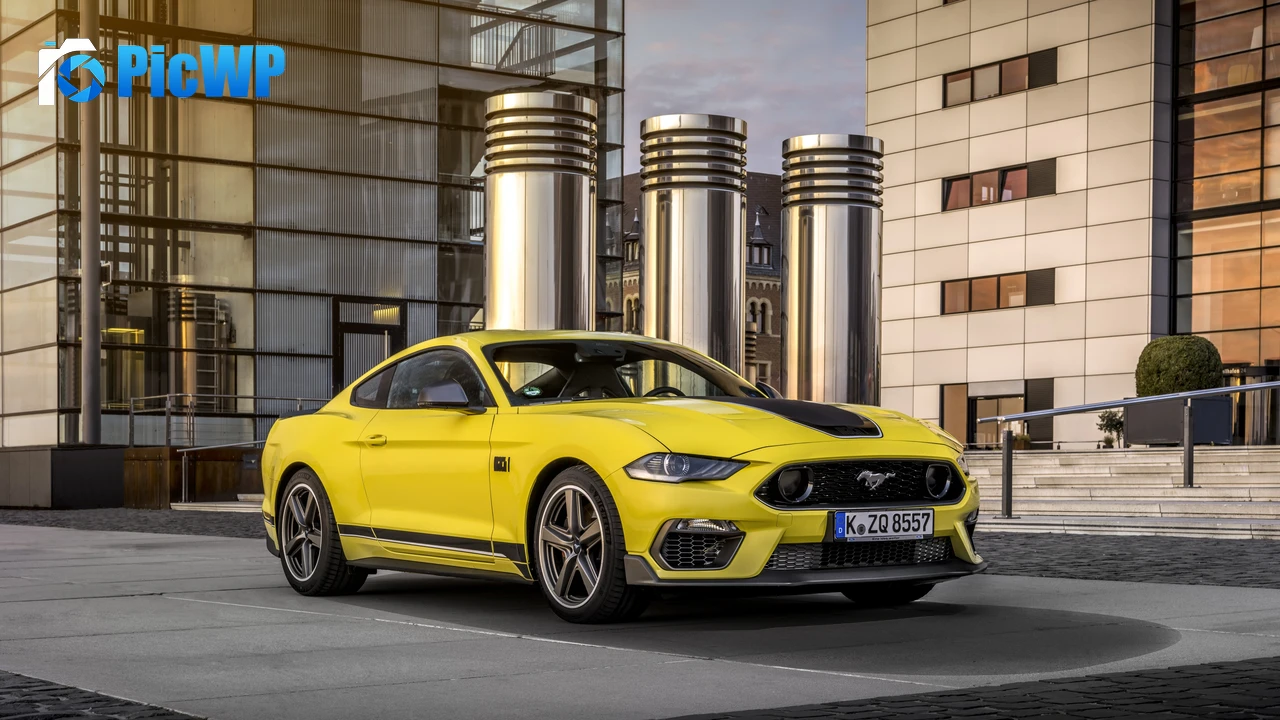 Ford Mustang Mach 1 Yellow cars 4K PC Wallpaper