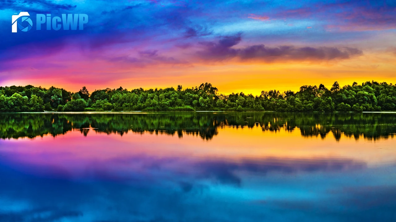 Evening sky Multicolor 4K PC Wallpaper