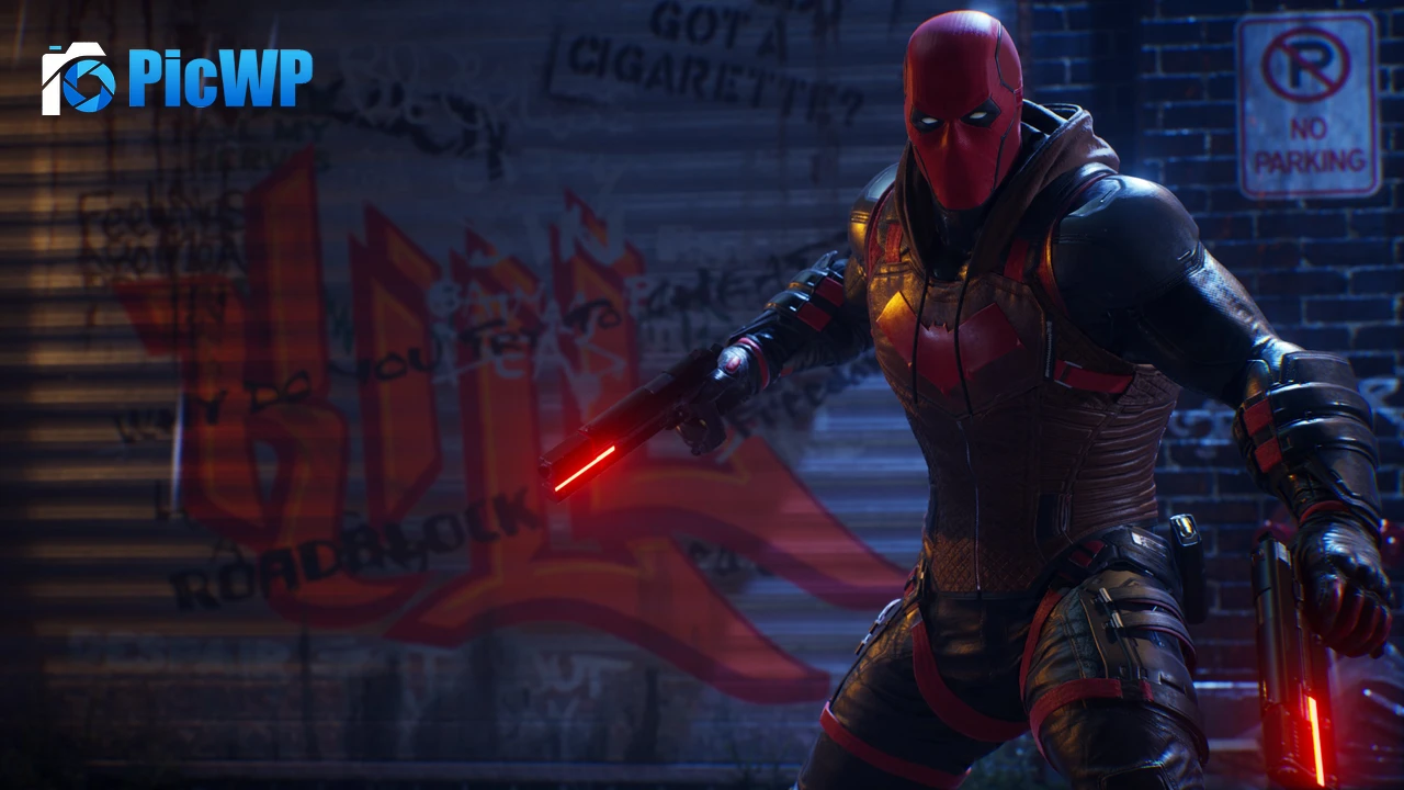 Red Hood in Gotham Knights Game 4K PC Wallpaper