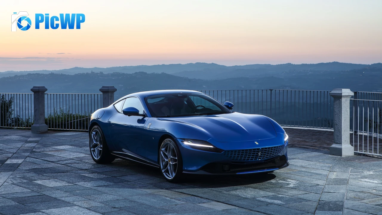 Ferrari Roma Sports cars 4K PC Wallpaper