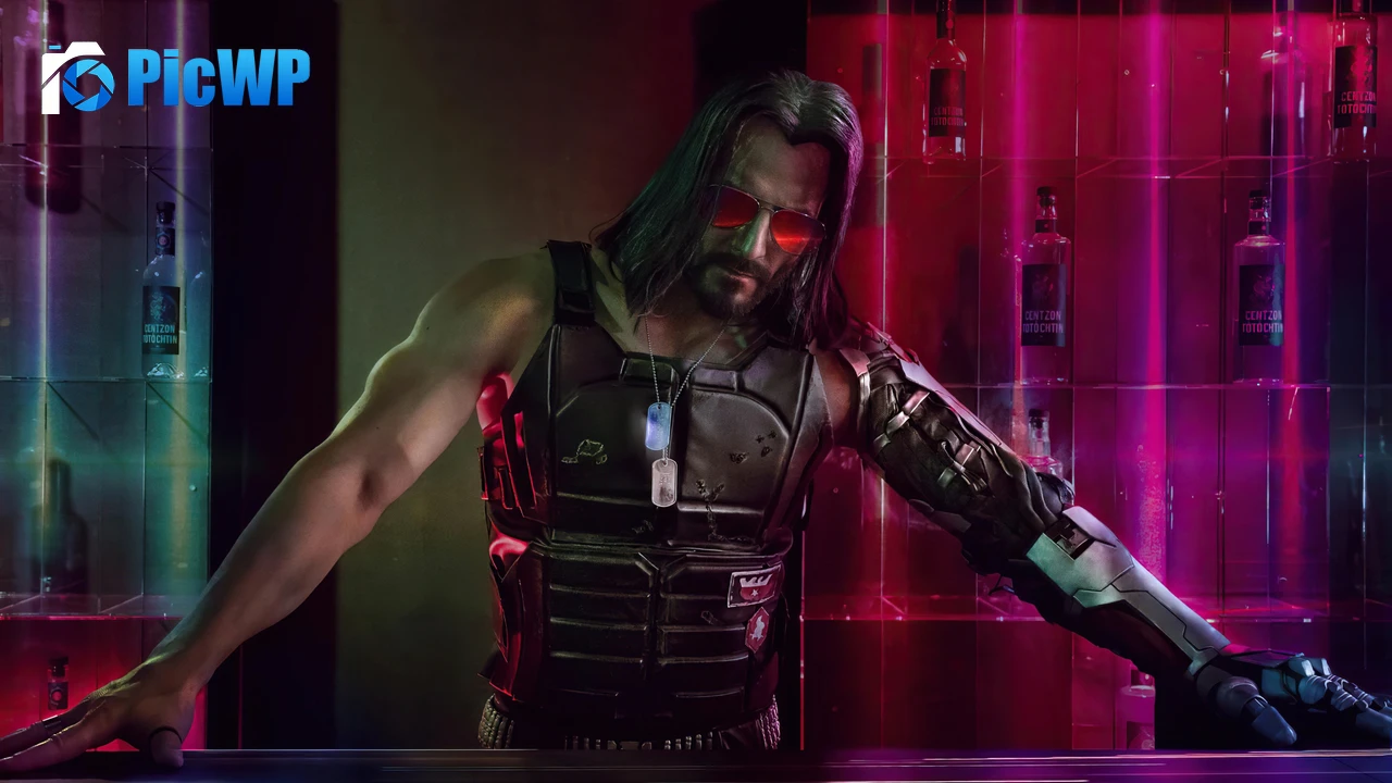 Johnny Silverhand Keanu Reeves 4K PC Wallpaper