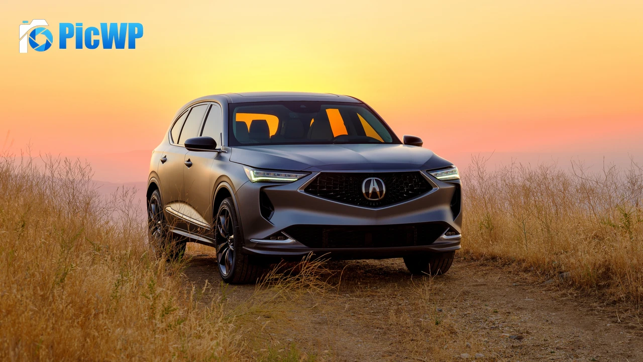Acura MDX Prototype Sunset 4K PC Wallpaper
