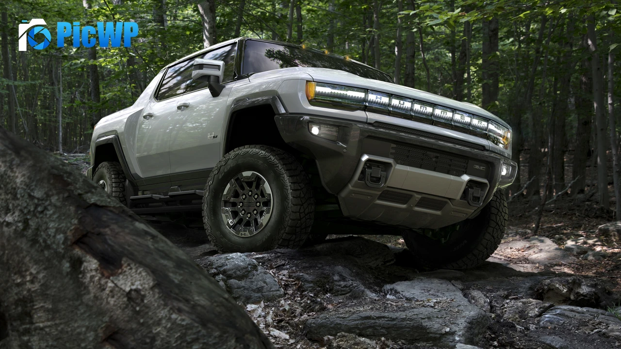 GMC Hummer EV Electric trucks 4K PC Wallpaper