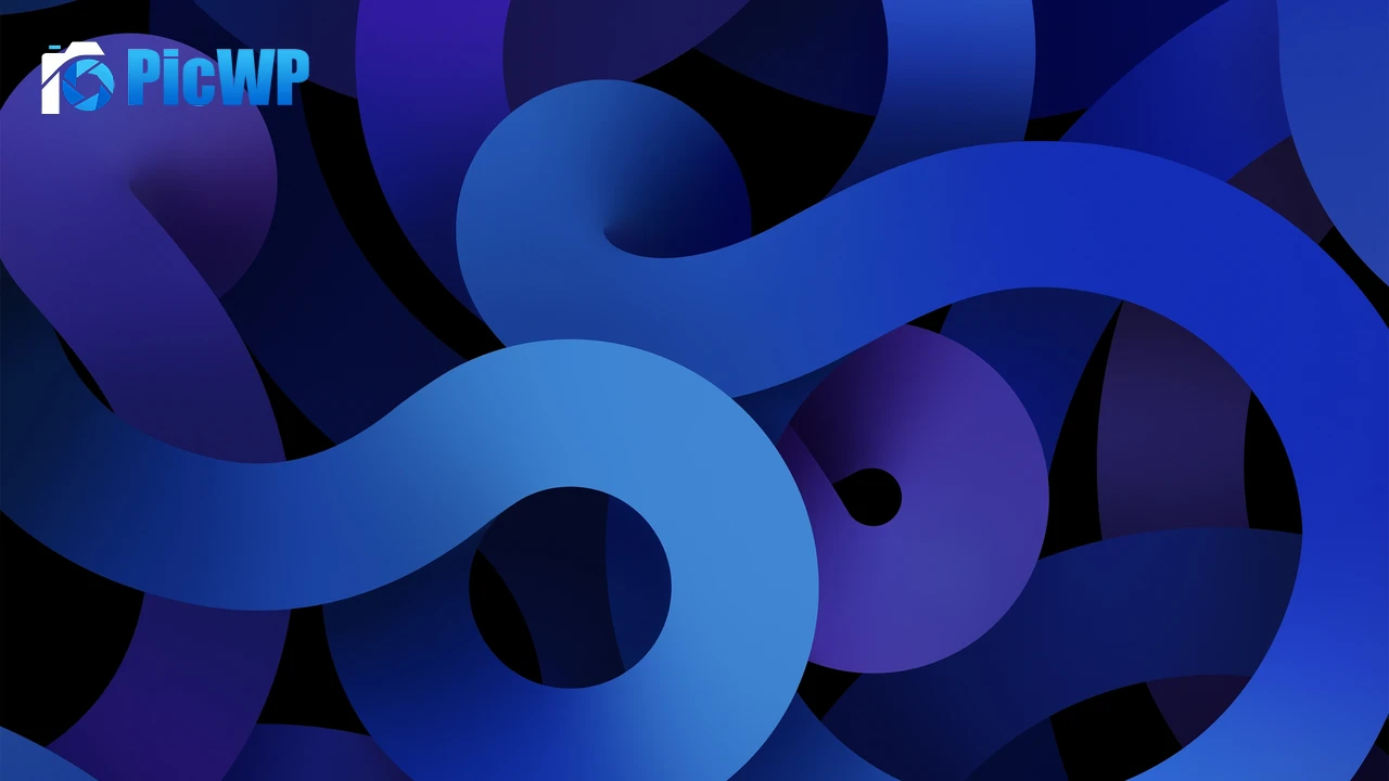 iPadOS 14 Blue 4K PC Wallpaper