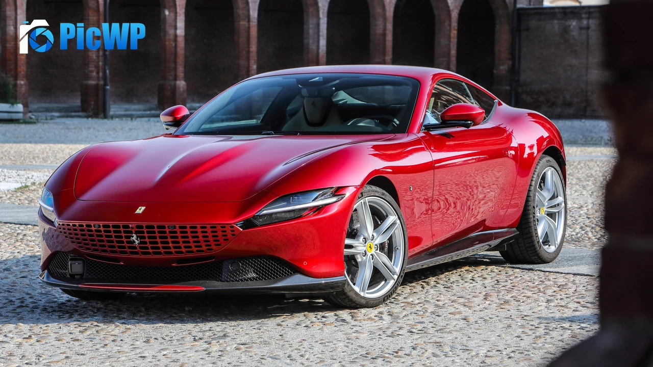Ferrari Roma 2021 4K PC Wallpaper