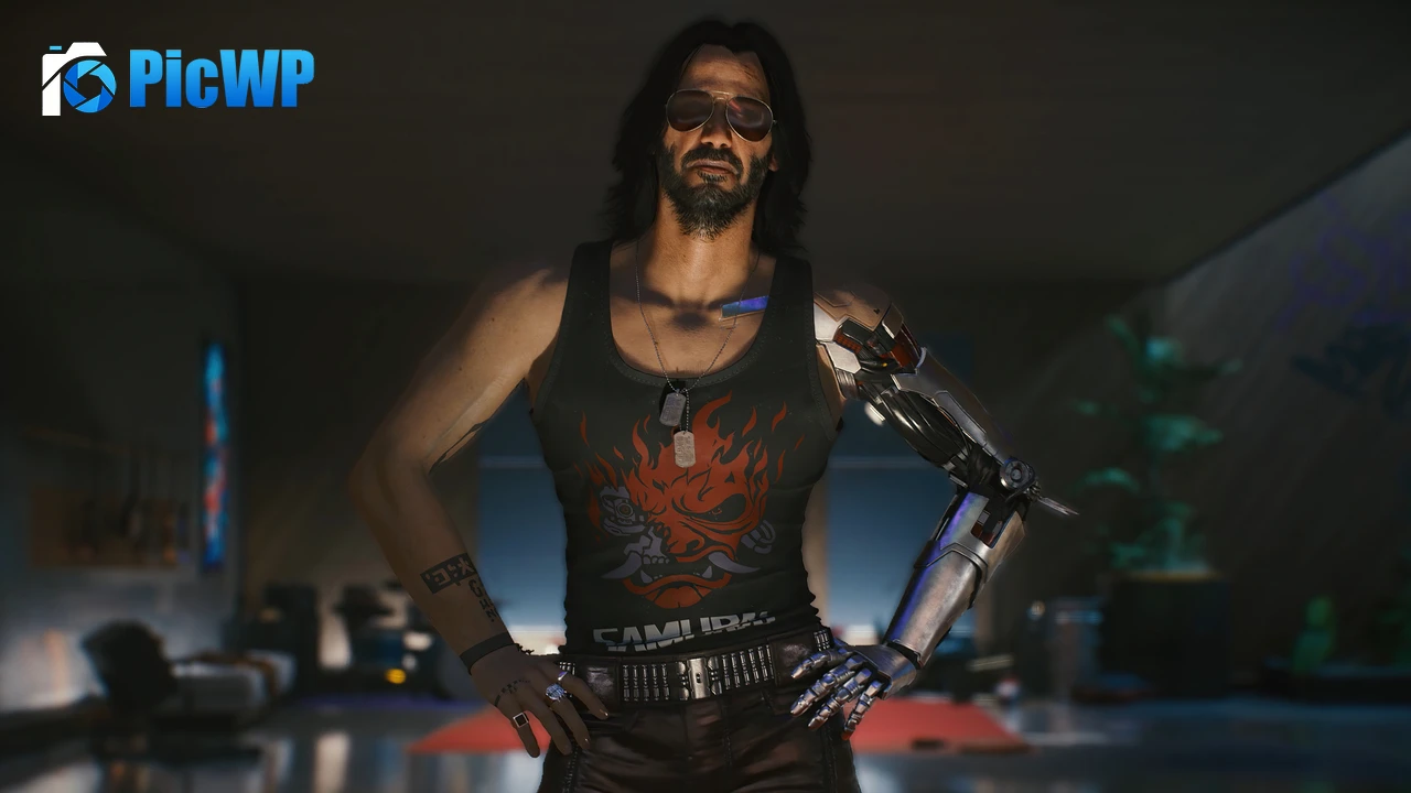 Johnny Silverhand Cyberpunk 2077 4K PC Wallpaper
