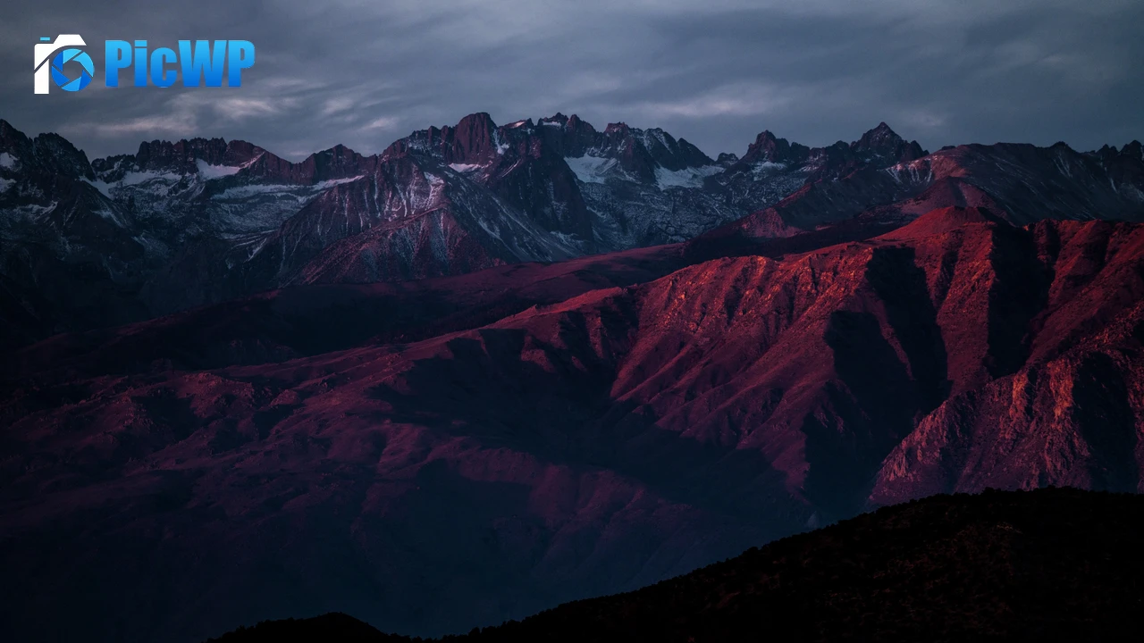 Brown Mountains Aerial view 4K PC Wallpaper