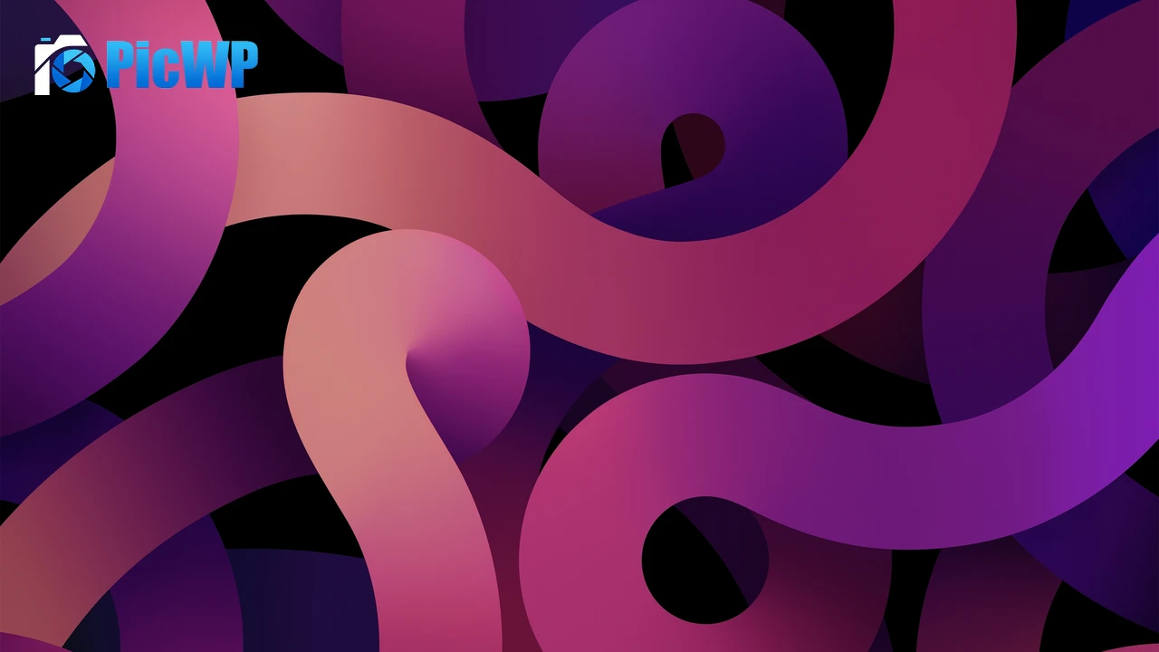 iPadOS 14 Pink 4K PC Wallpaper