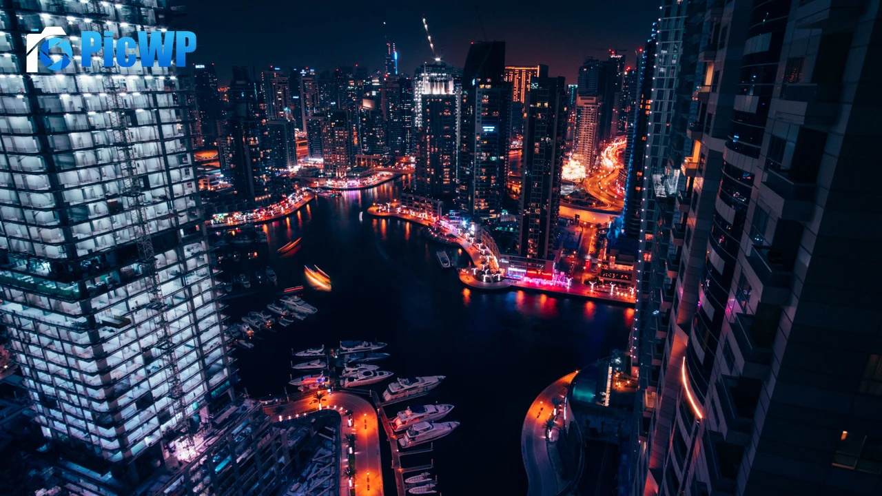 Dubai Marina United Arab Emirates 4K PC Wallpaper