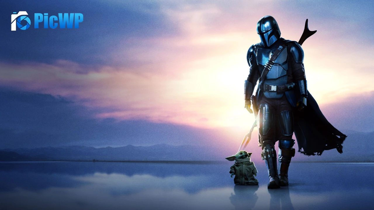 Baby Yoda & Din Djarin in The Mandalorian Season 2 4K PC Wallpaper