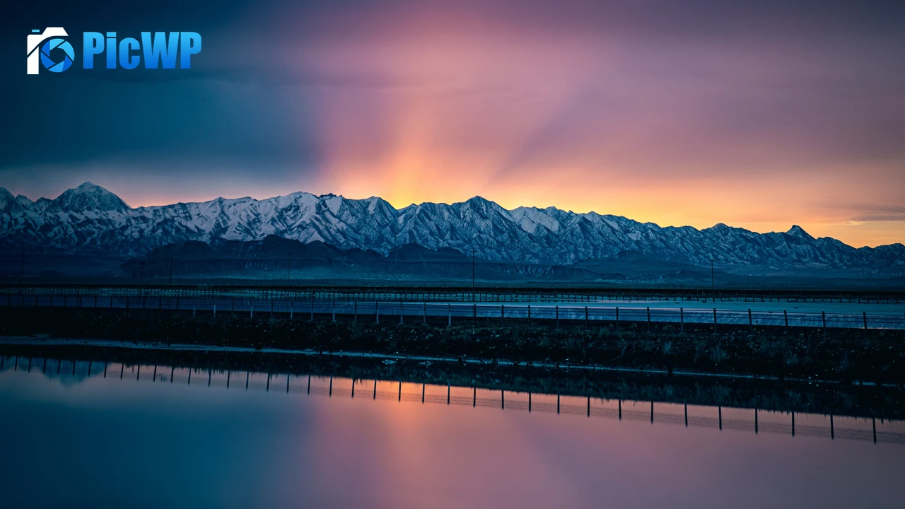 Snow mountains Landscape 4K PC Wallpaper