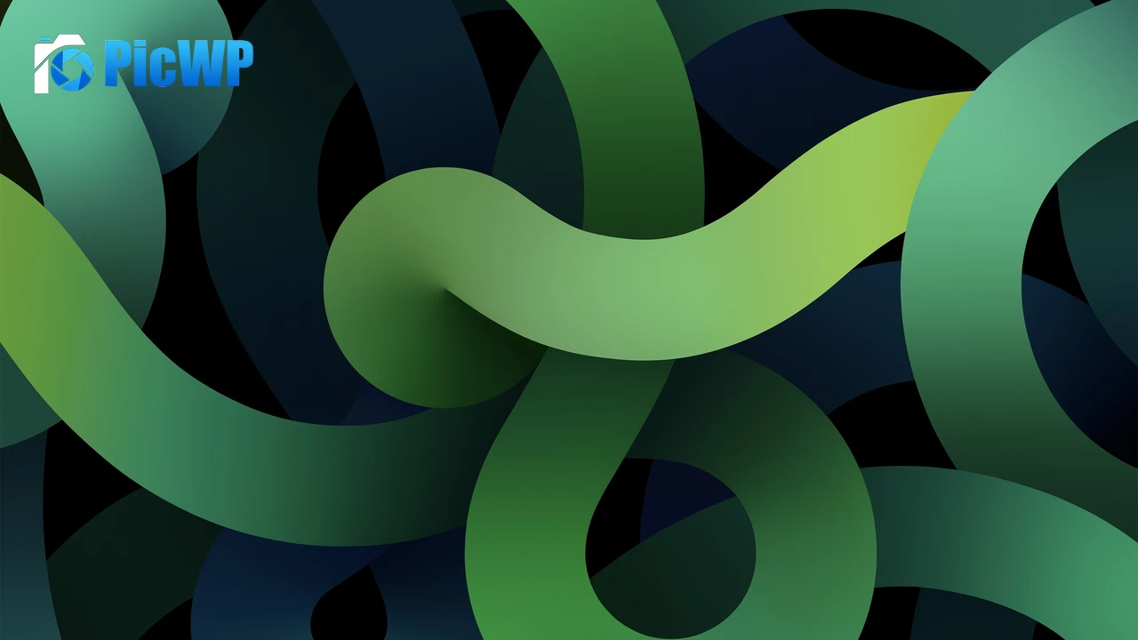 iPadOS 14 Green 4K PC Wallpaper