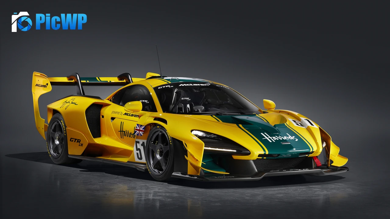McLaren Senna GTR LM Harrods car 4K PC Wallpaper