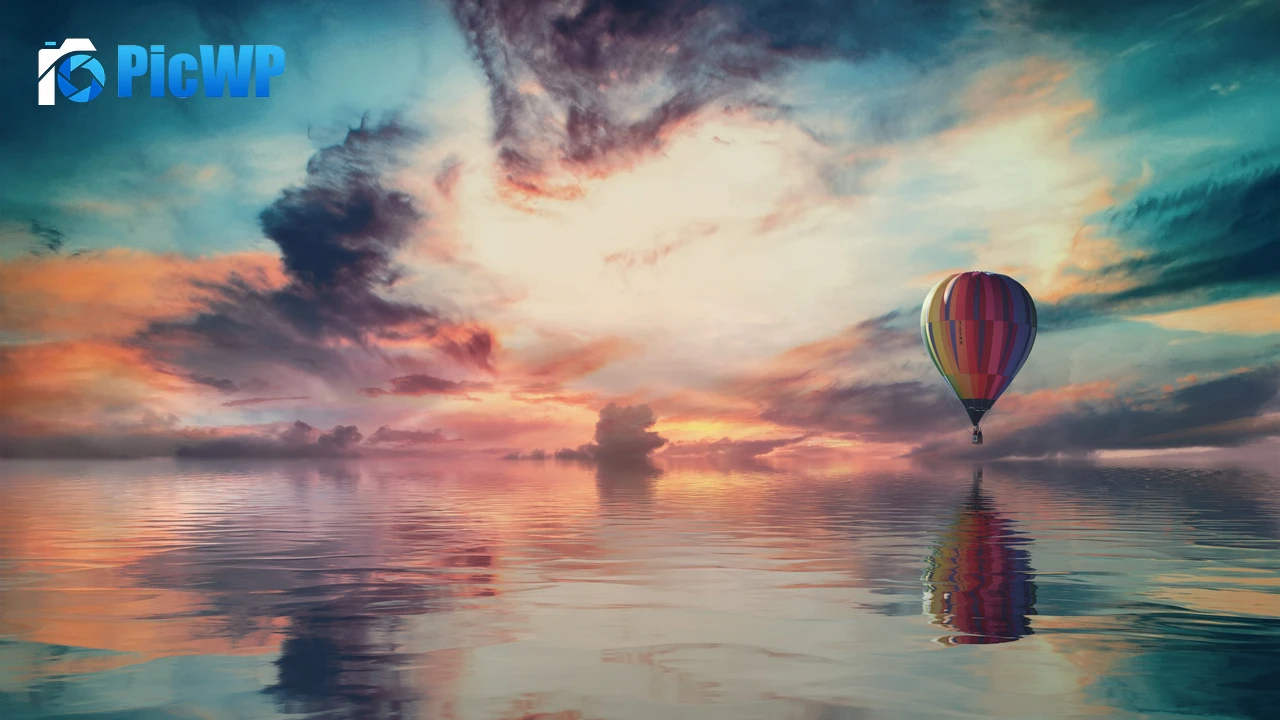 Hot air balloon Multicolor 4K PC Wallpaper