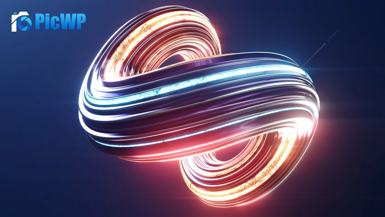 Swirls 3D 4K PC Wallpaper