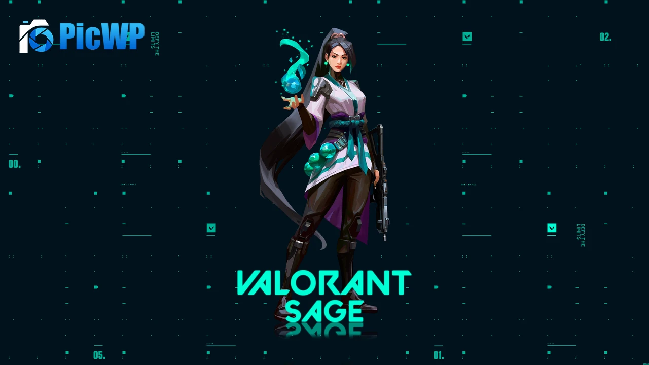 Sage Valorant 4K PC Wallpaper