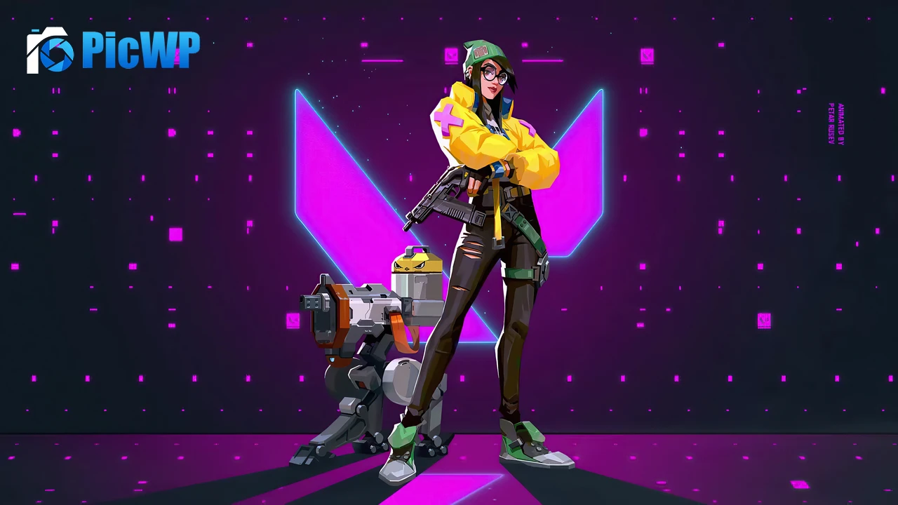 Killjoy Neon 4K PC Wallpaper