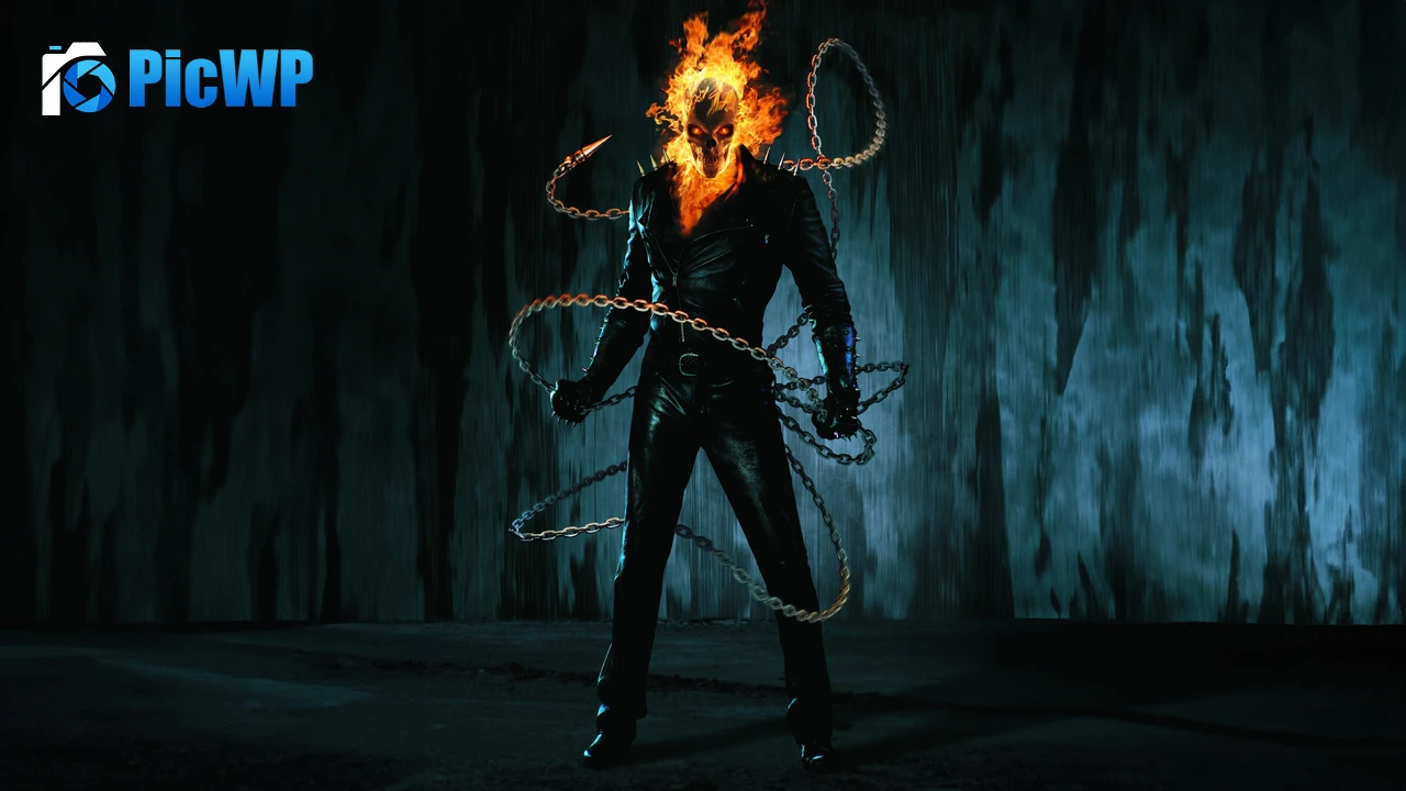 Ghost Rider Superhero 4K PC Wallpaper