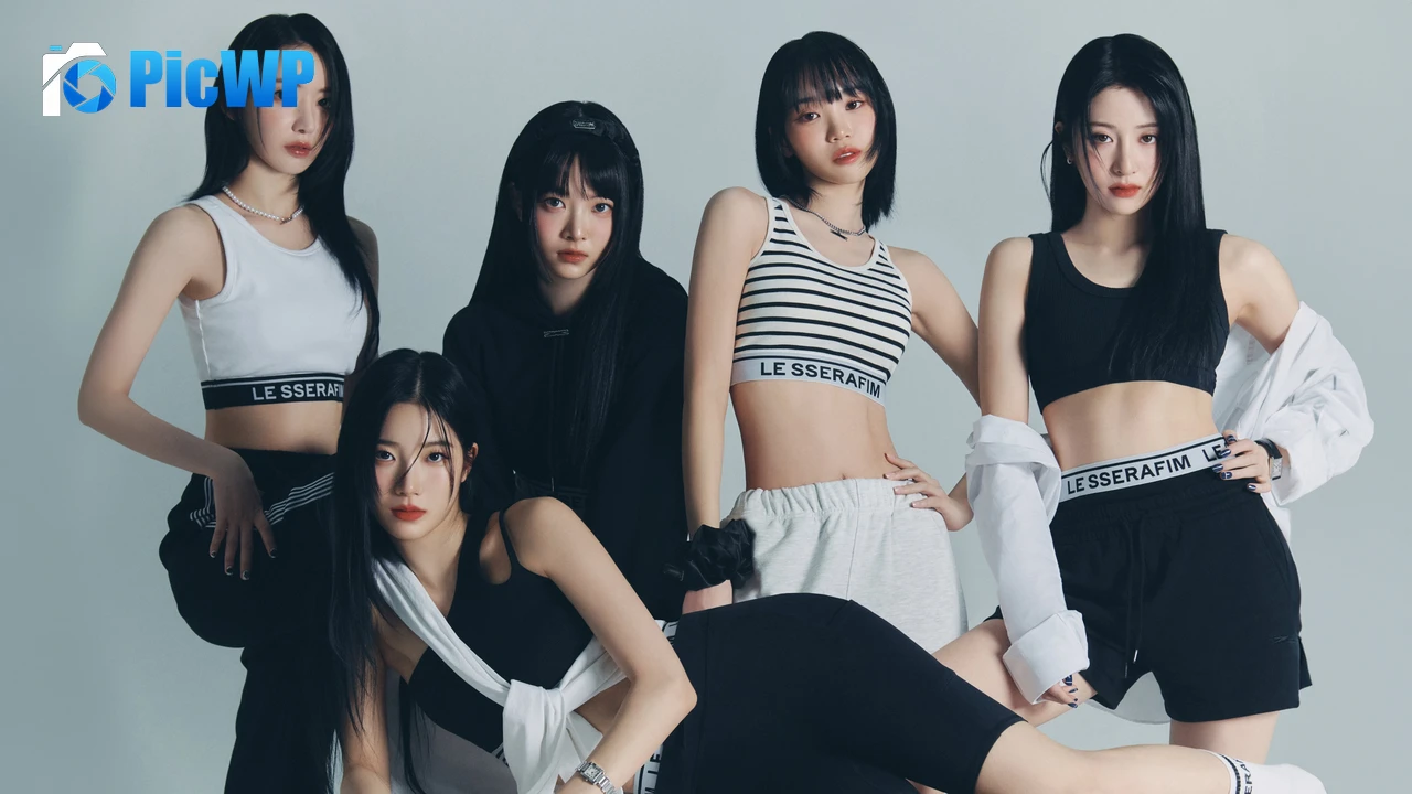 Le Sserafim Girl group 4K PC Wallpaper