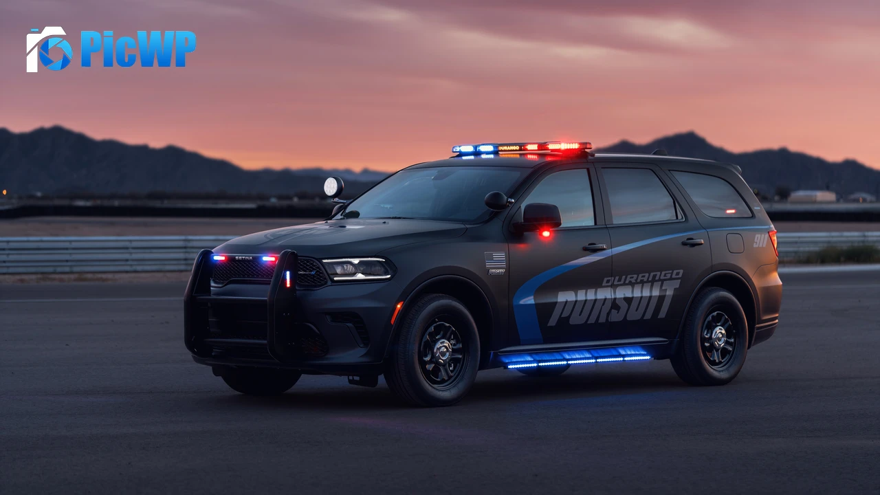 Dodge Durango Pursuit Police Cars 4K PC Wallpaper