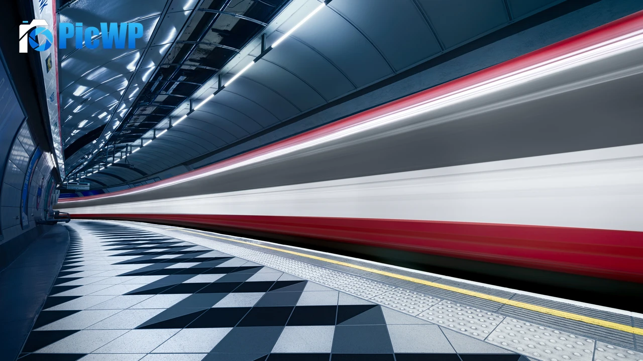 Bank Station Blurred 4K PC Wallpaper