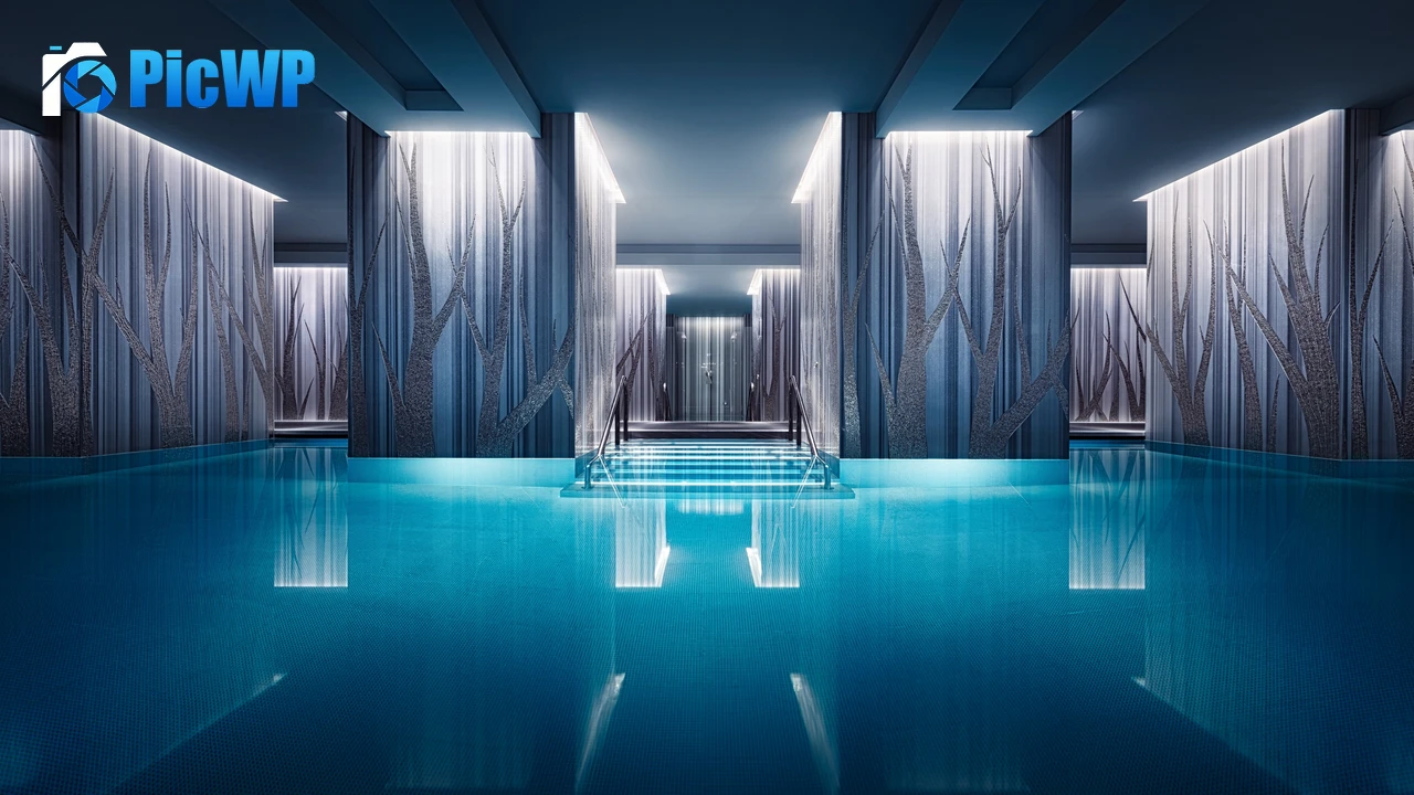 Swimming Pool Spa 4K PC Wallpaper