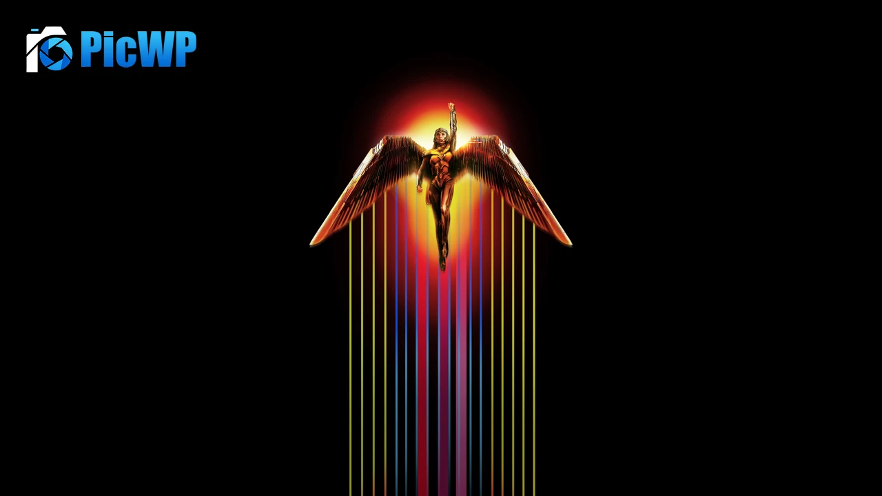 Wonder Woman 1984 Black background 4K PC Wallpaper